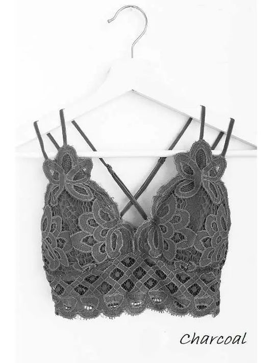 Scalloped Lace Cami Bralette