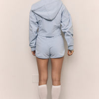 Crop Zip Up Hoodie