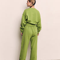 Cropped Balloon Sweatshirt