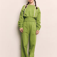 Cropped Balloon Sweatshirt