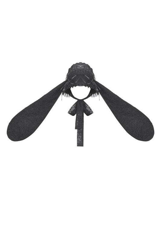 Dark Bunny Ears Bonnet