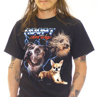 Adopt Don't Shop Tshirt 80s Epic Style