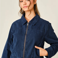 Cropped Trucker Jacket