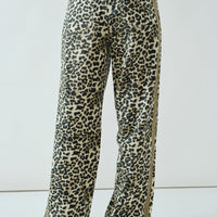 Contrast Line Detail Slouchy Straight Jeans