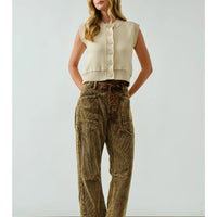 Barrel Corduroy Pants