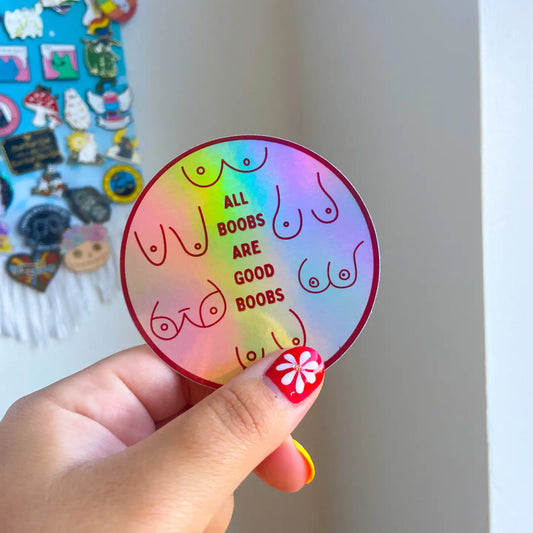 Vinyl Sticker (All Boobs are Good Boobs)