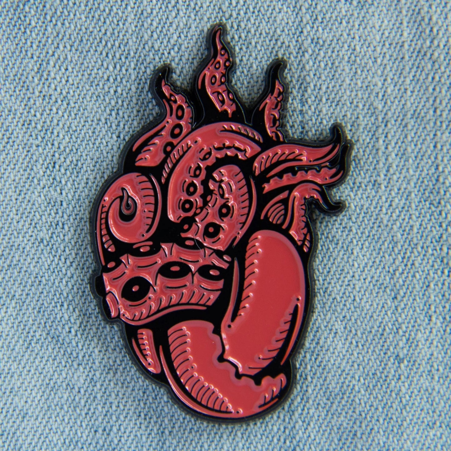 Anatomical Tentacle Heart Pin