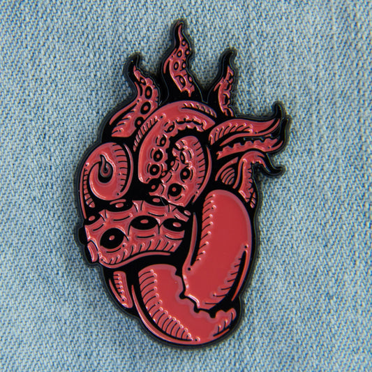 Anatomical Tentacle Heart Pin