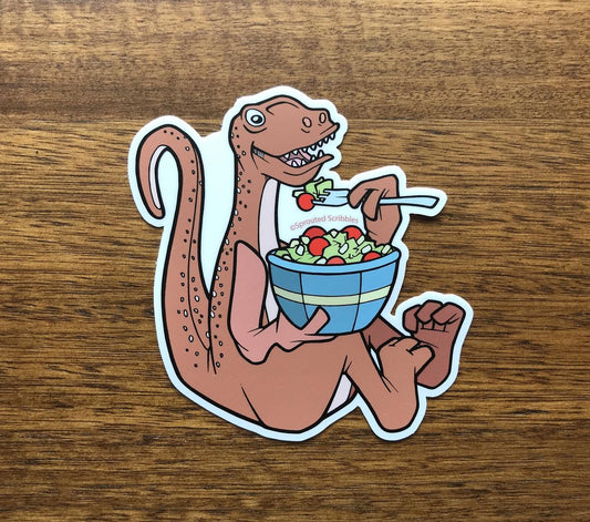 Apatosaurus Salad Sticker