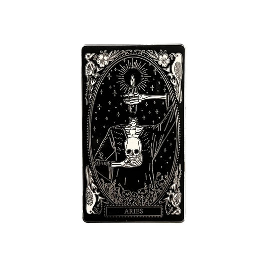 Aries Hard-Enamel Zodiac Pin