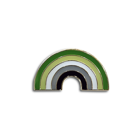Orgullo aromático con forma de arco iris Chapa