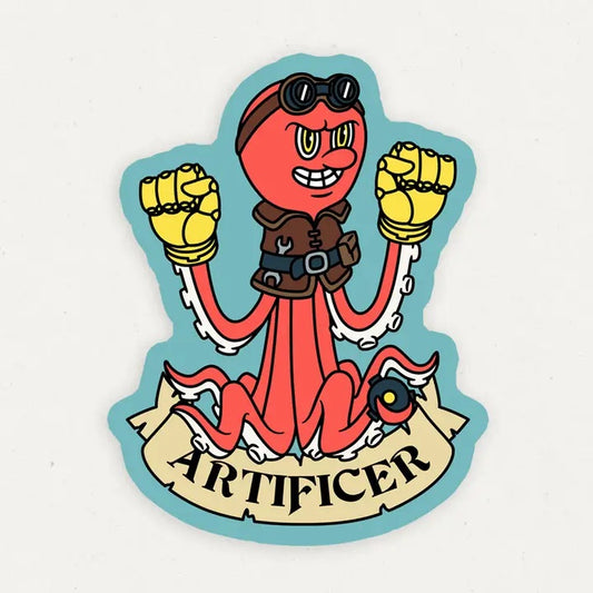 Artificer Dungeons And Dragons Vinyl Sticker