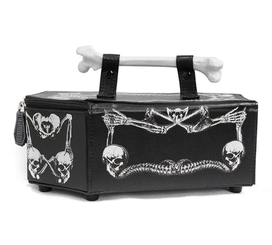 SAC À MAIN CERCUEIL SQUELETTE