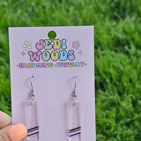 Asexual Ace Acrylic Pride Earrings