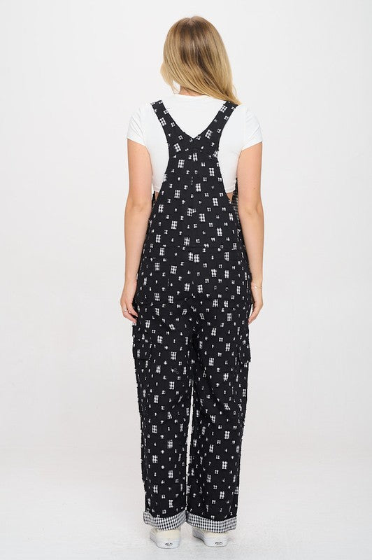 PATCH ALL OVER COTTON OVERALL