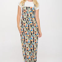 Triangle Print Overalls