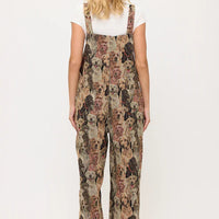Dogs Collage Print Overalls