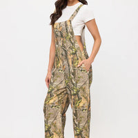 Forest Camoflage Print Overalls