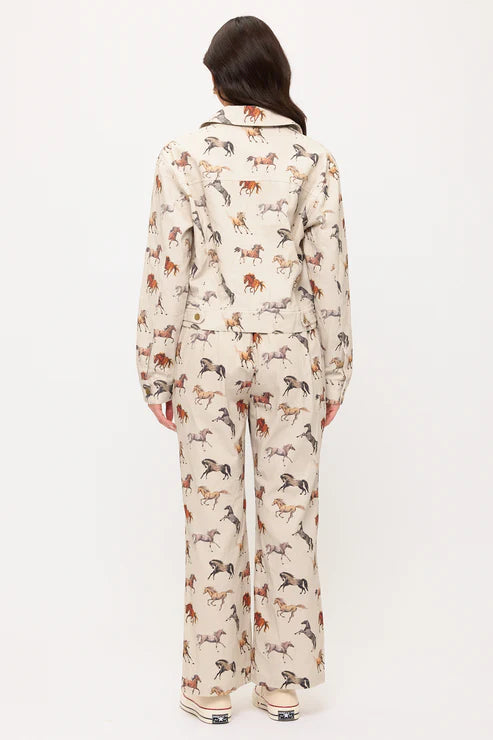Multi Horse Print Jacket
