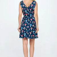 Wild Mushroom Print Dress