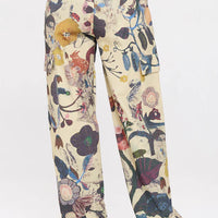 Botanical Cargo Pants