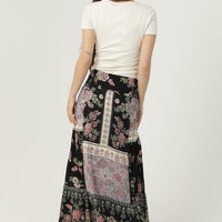 Maxi Skirt With Tie Waist