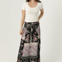 Maxi Skirt With Tie Waist