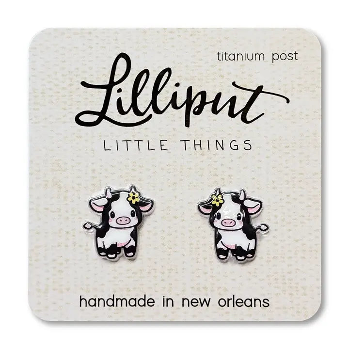 Baby Cow Earrings