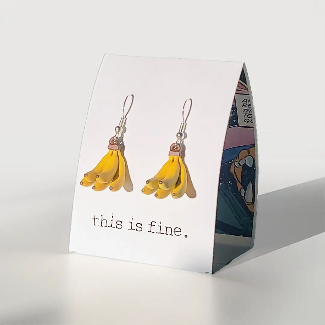 Banana Peel Earrings