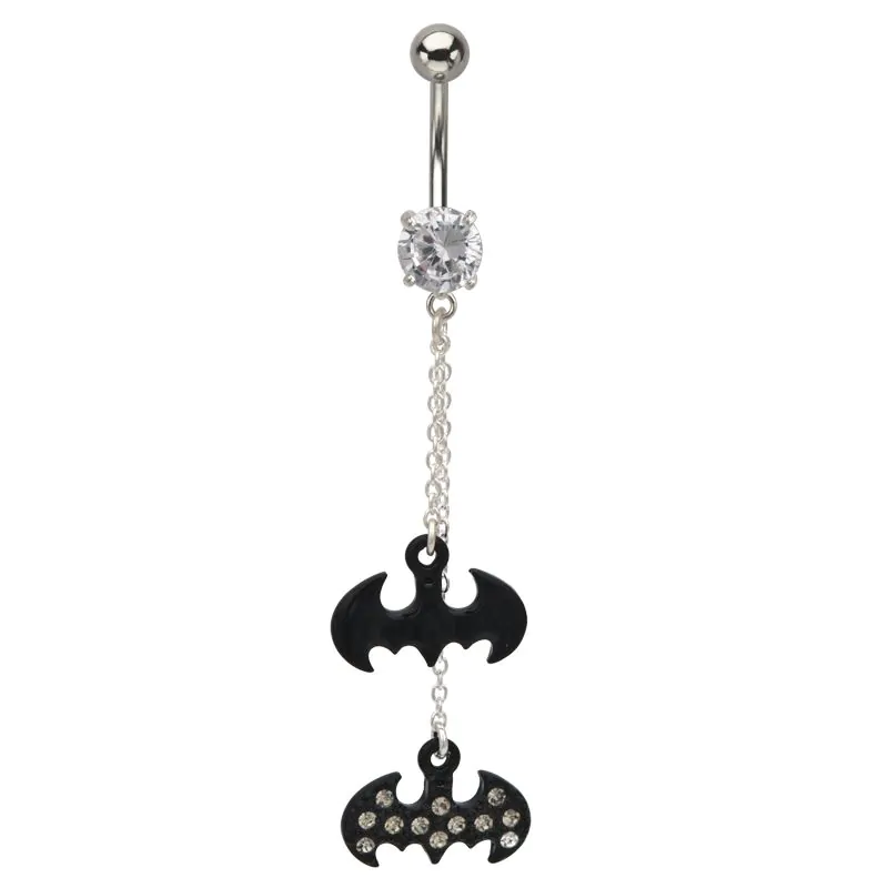 Batman Chain Dangle Navel