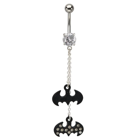 Batman Chain Dangle Navel