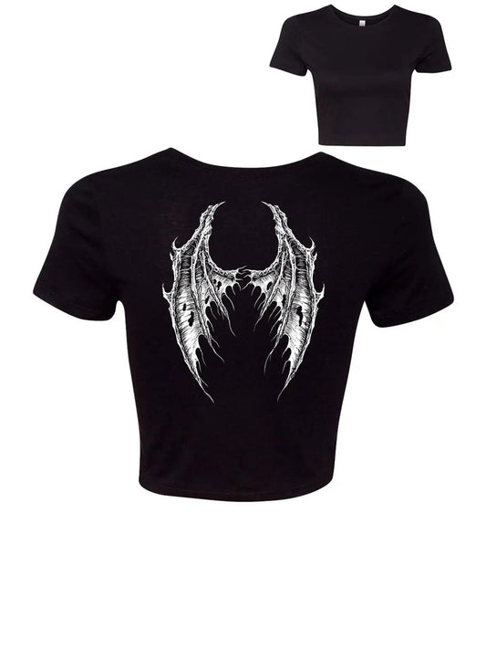 Broken Batwings Crop Top