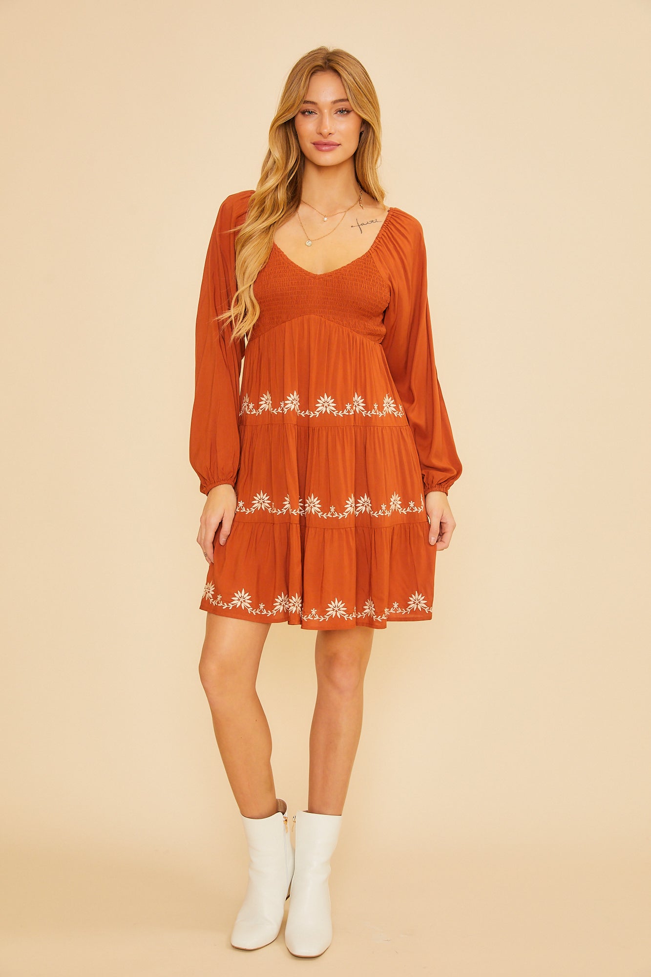 Long Sleeve Mini Dress