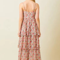 Sleevless Tiered Maxi Dress