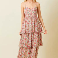 Sleevless Tiered Maxi Dress