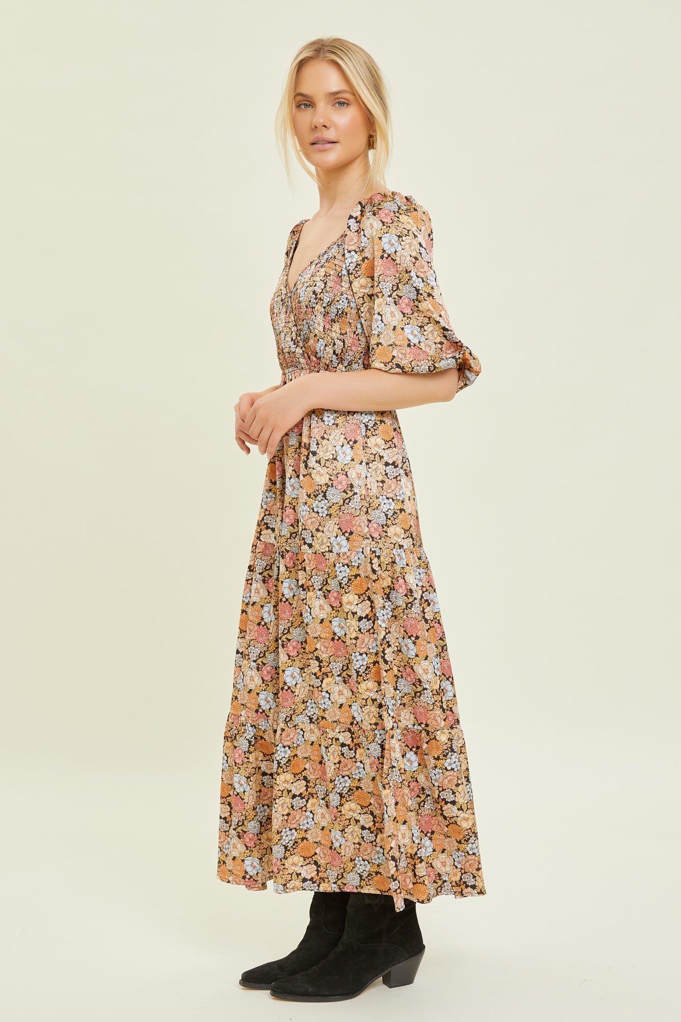 Ditsey Floral Smocked Maxi Dress