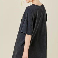 Rock N Roll Graphic T-Shirt Dress