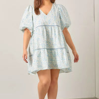 Floral Cotton Babydoll Dress