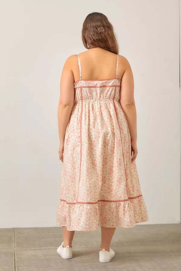 Maxi Dress W Spaghetti Straps