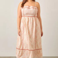 Maxi Dress W Spaghetti Straps