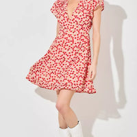 Cherry Print Mini Dress