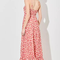 Cherry Print Maxi Dress