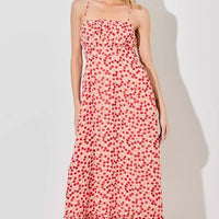 Cherry Print Maxi Dress