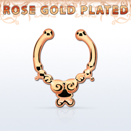 BEADS AND SWIRLS FAKE SEPTUM