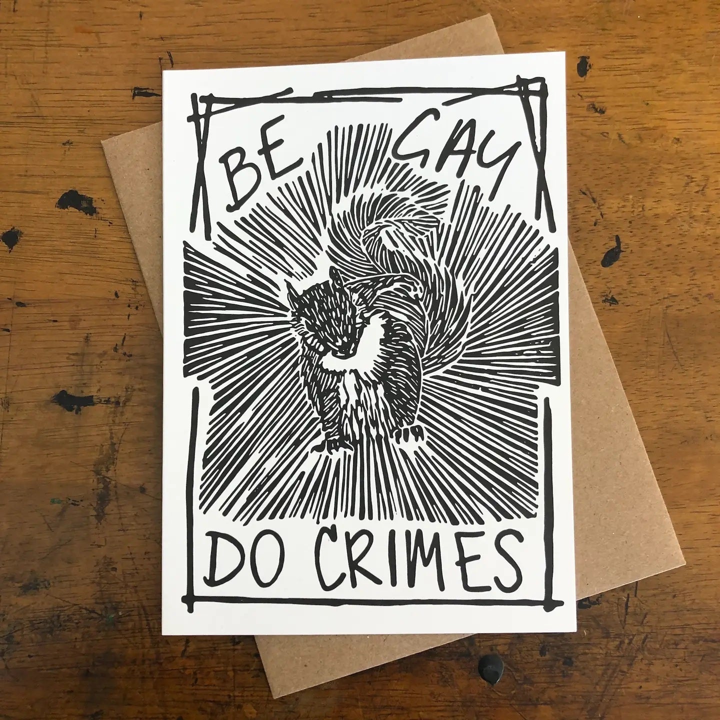 Be Gay Do Crimes Card