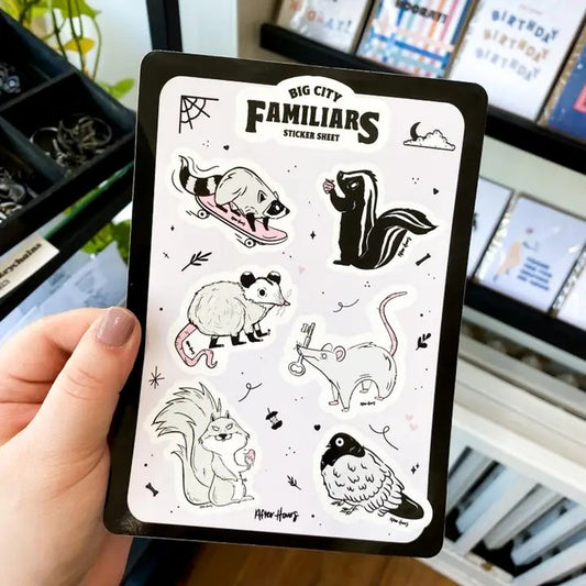 Big City Familiars Sticker Sheet