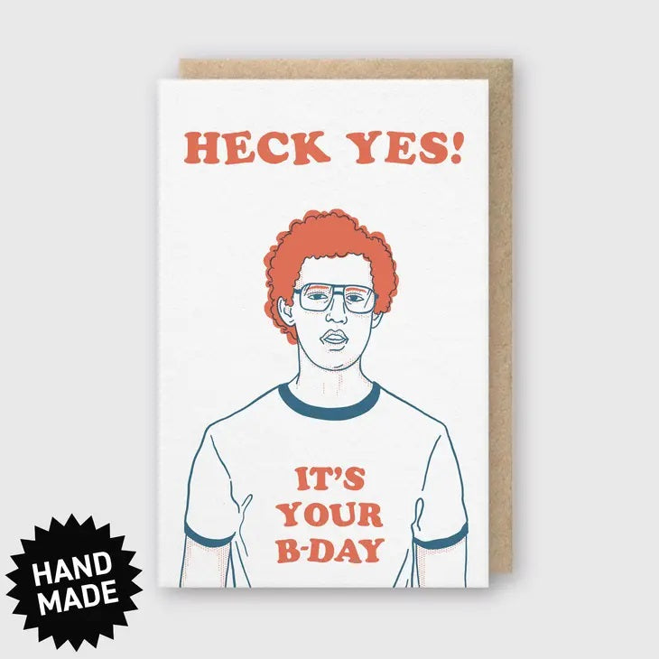 Heck Yes Birthday Card