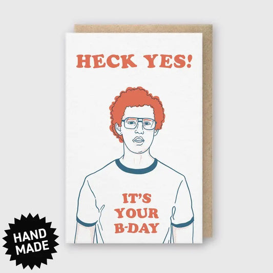 Heck Yes Birthday Card