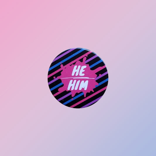 Bisexual He Him Pin