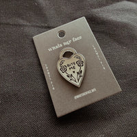 Bite Me Locket Enamel Pin